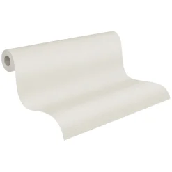 Vliestapete Michalsky Uni Leinenoptik Creme 39988-1