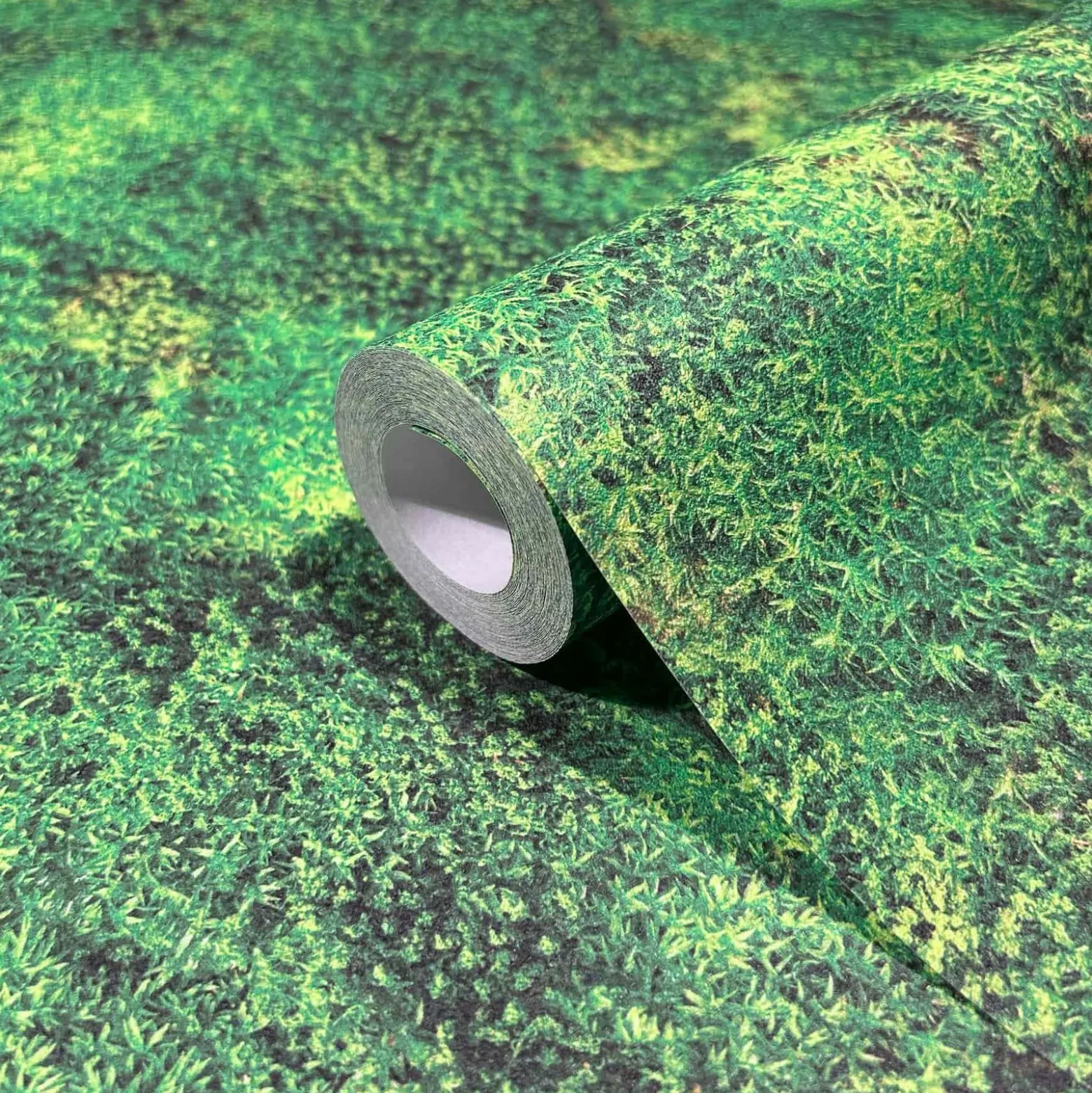 Vliestapete Moos Natur Motiv Gräser Grün 45733