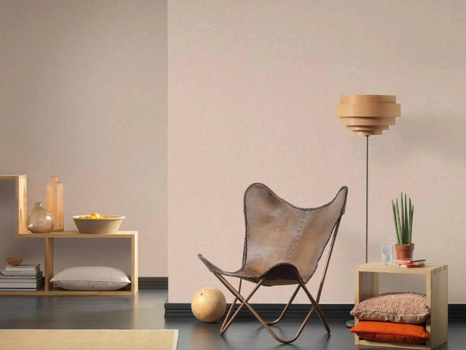 Vliestapete Mosaik Vintage apricot 37284-2
