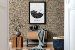 Vliestapete Naturstein 3D Effekt Braun Grau 38815-1