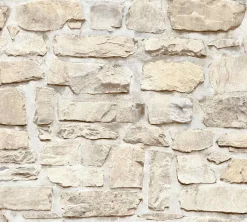 Vliestapete Natursteinmauer creme 36370-3