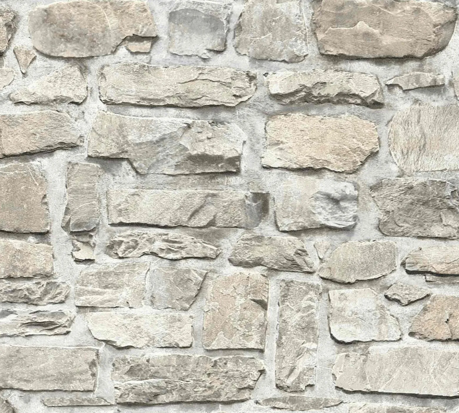 Vliestapete Natursteinmauer beige grau 36370-2