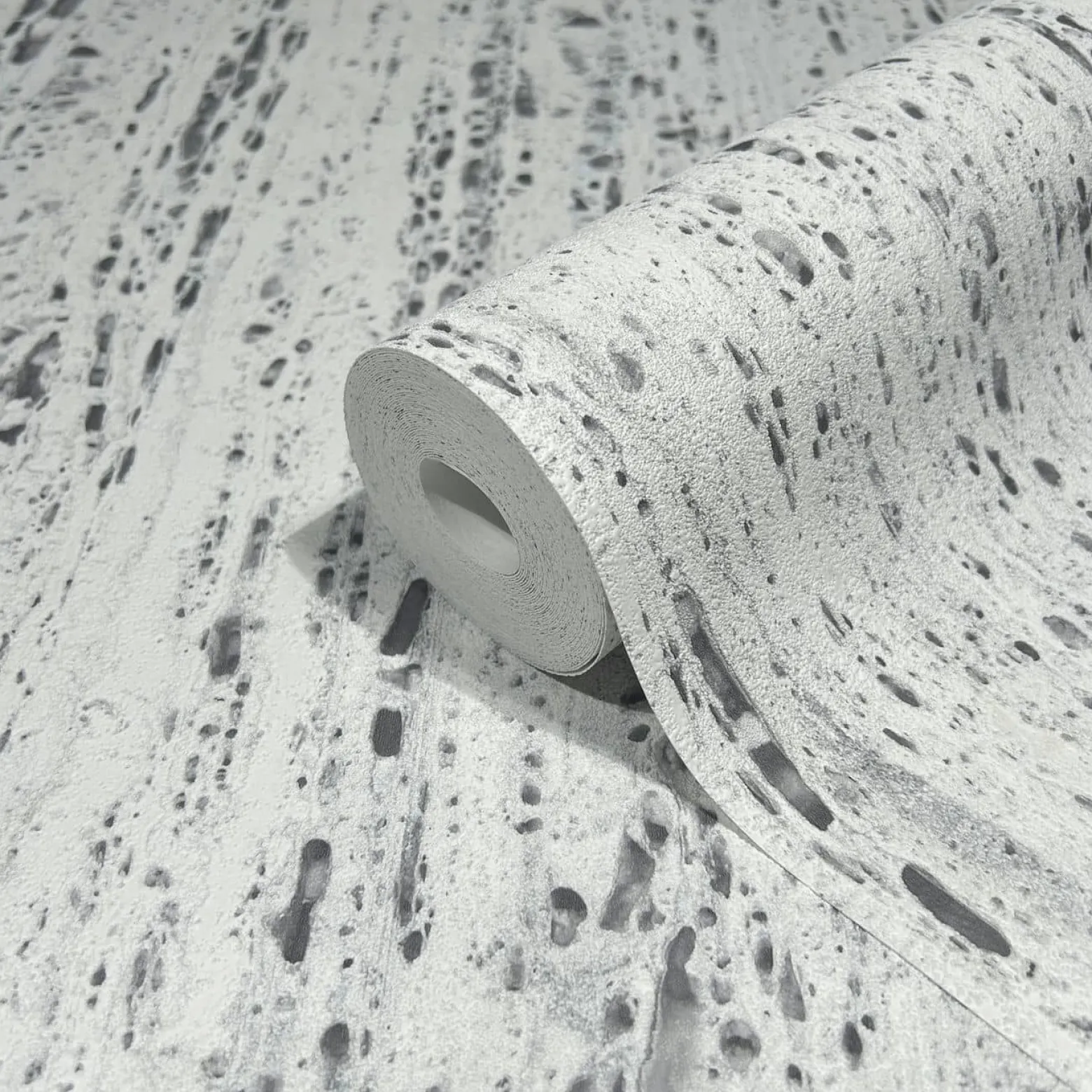 Vliestapete Naturstein Struktur Creme Grau 33352