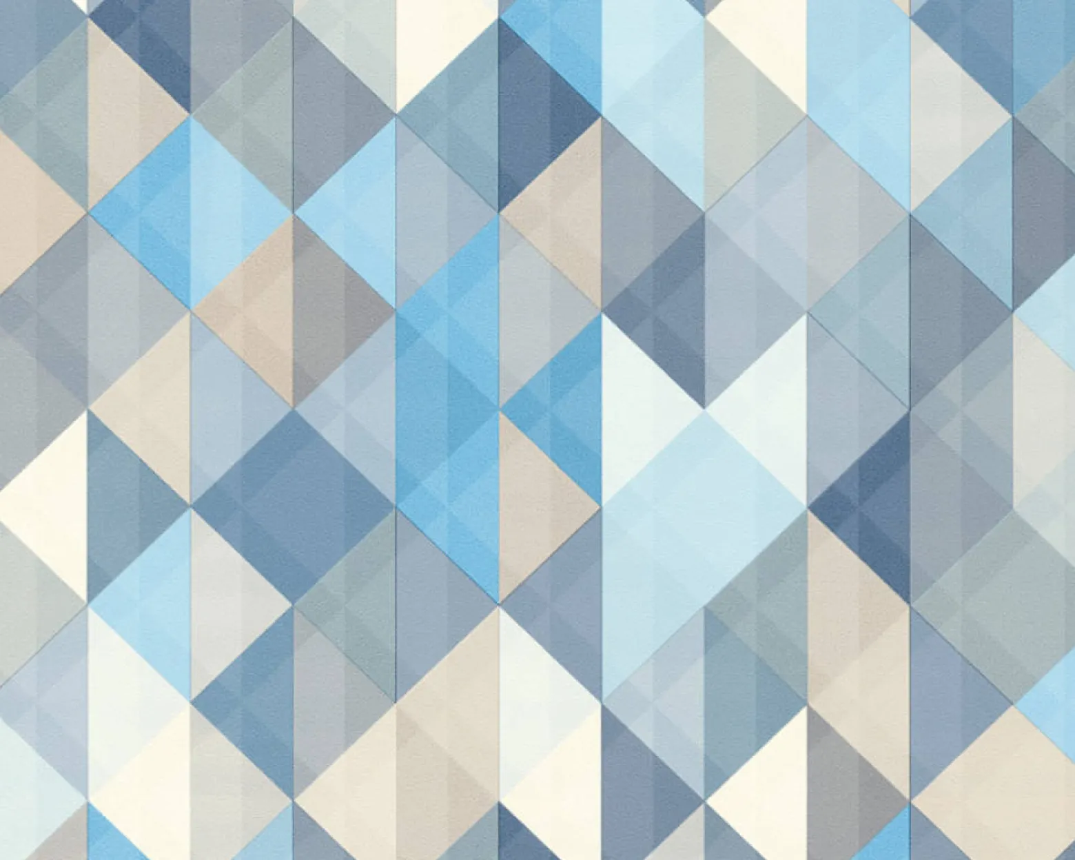 Vliestapeten Dreieckmuster blau grau 36786-3