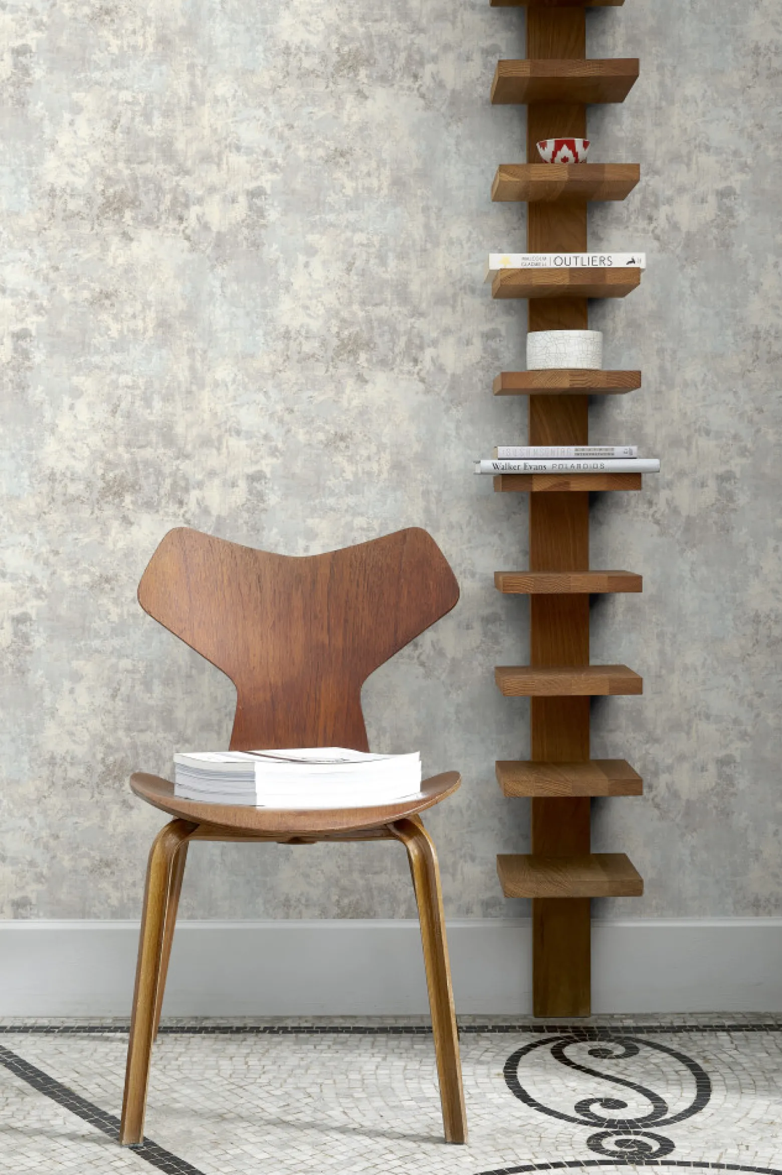 Vliestapete Nomad Grau Beton Optik 170803 Grandeco