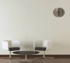Vliestapeten Uni-Design cremeweiß Metallic 3680-03