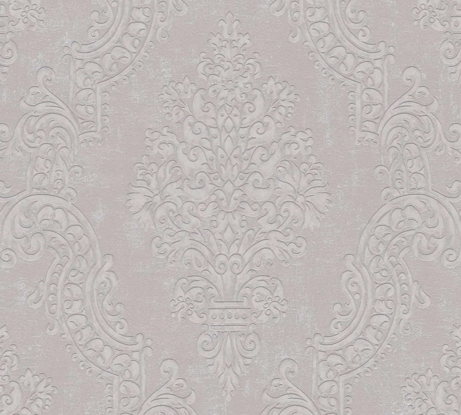 Vliestapete Ornamente Barock Grau Beige Metallic 39765-6