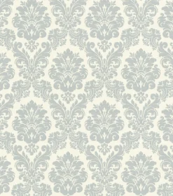 Vliestapete Ornamente Barock blau Glanz Rasch 570533