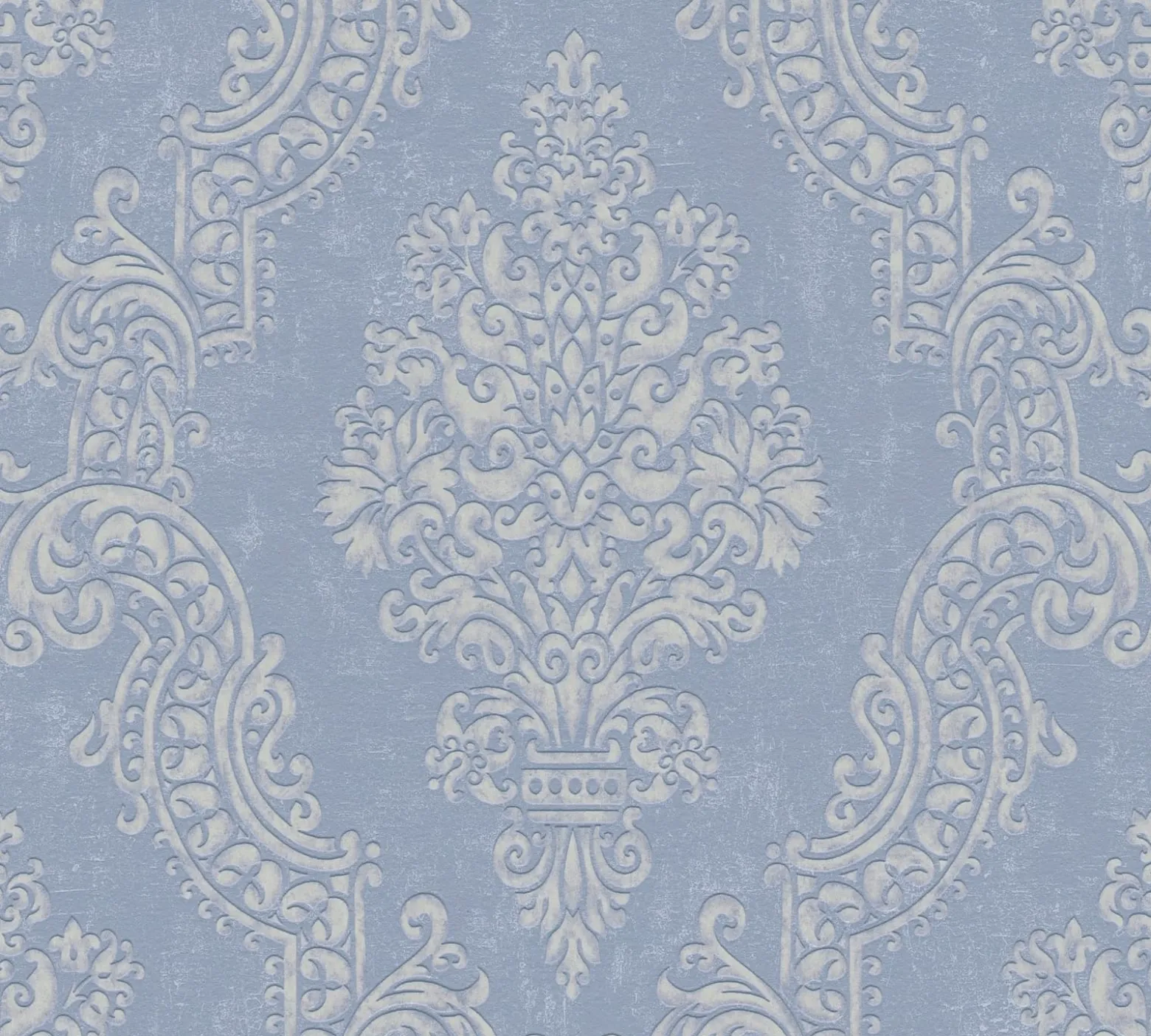 Vliestapete Ornamente Barock Lila Creme Metallic 39765-2