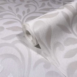 Vliestapete Ornamente Floral Creme Perlmutt Metallic 82383