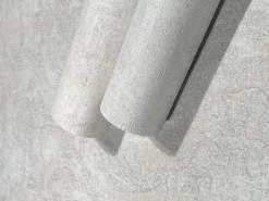 Vliestapete Ornamente Putz Optik Beige Grau Weiß 82388