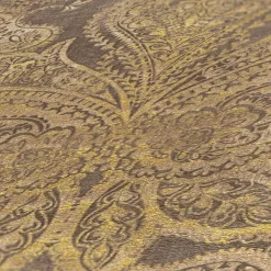 Vliestapete Paisley Metallic Braun Gold 39119-4