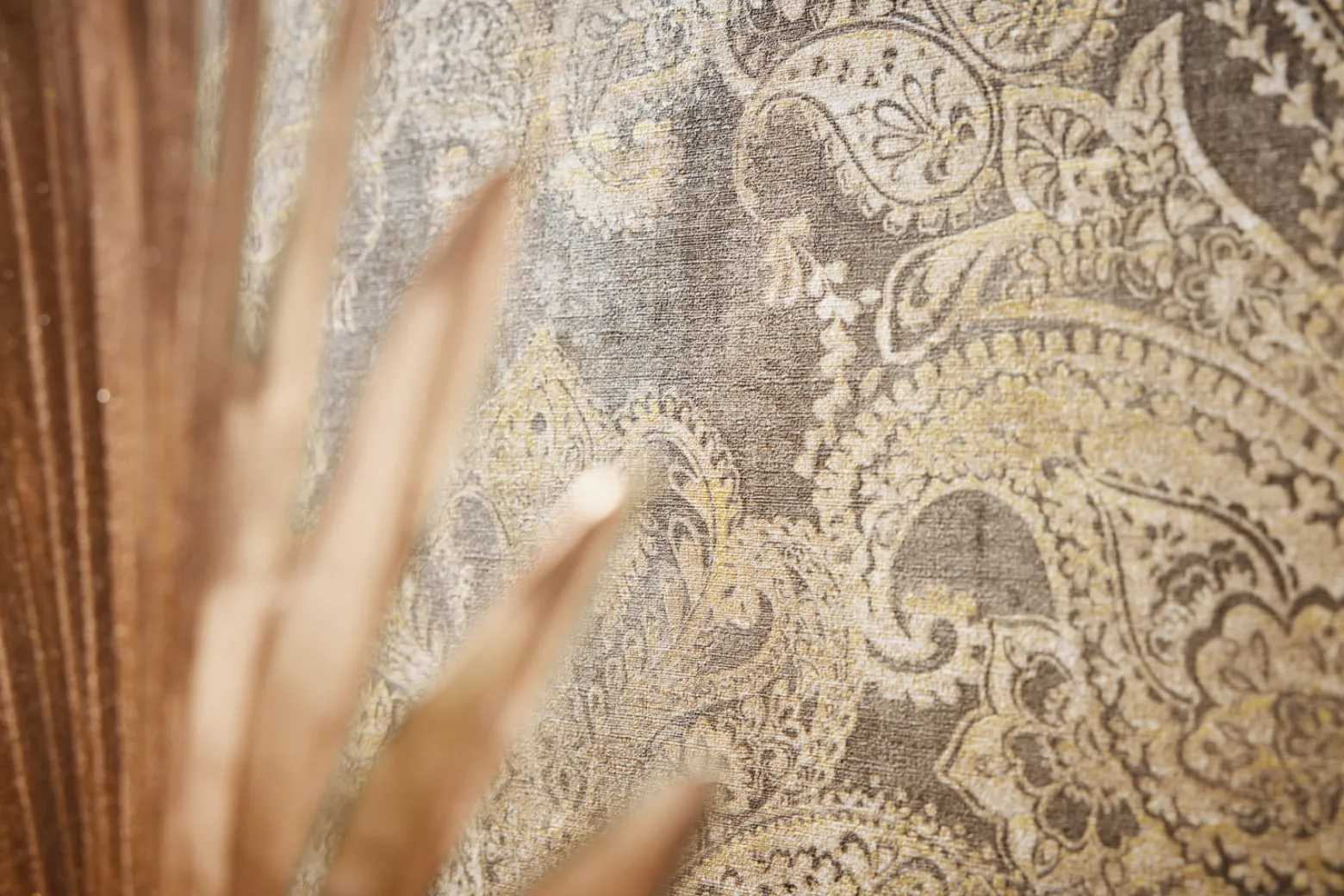 Vliestapete Paisley Metallic Braun Gold 39119-4