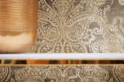 Vliestapete Paisley Metallic Braun Gold 39119-4