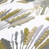 Vliestapete Palmwedel Blätter grau gelb 37708-4