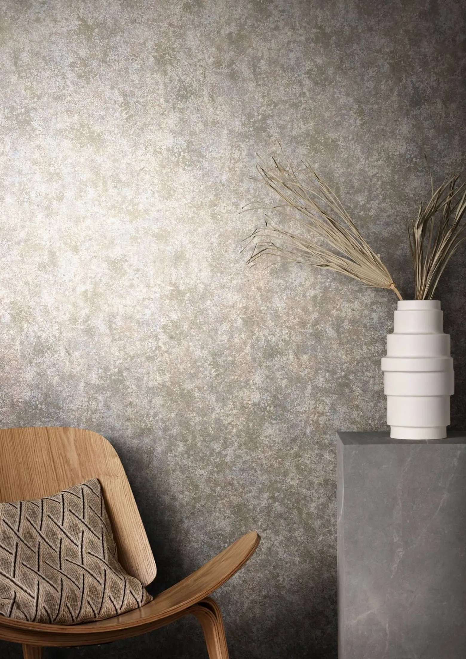 Vliestapete Patina Stein braun beige 85722