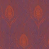 Vliestapete Pfauenfedern lila orange Metallic 36971-5