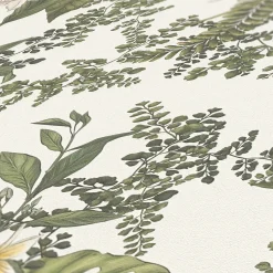 Vliestapete Pflanzen Floral Blumen Weiß Grün 39424-3