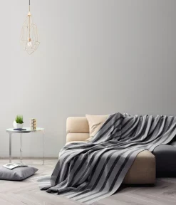 Vliestapete Punkte Textil Optik Grau Weiß 39070-2
