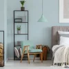 Vliestapete Punkte Textil Optik Hellblau Weiß 39070-1