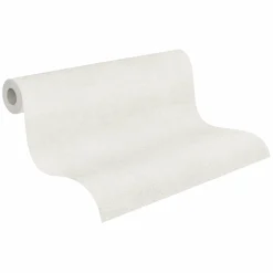 Vliestapete Putzoptik Einfarbig Grau Creme 79091-1