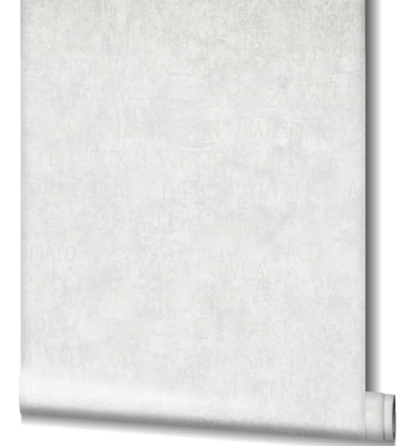 Vliestapete Putz Optik Schrift Creme Grau Metallic 82364