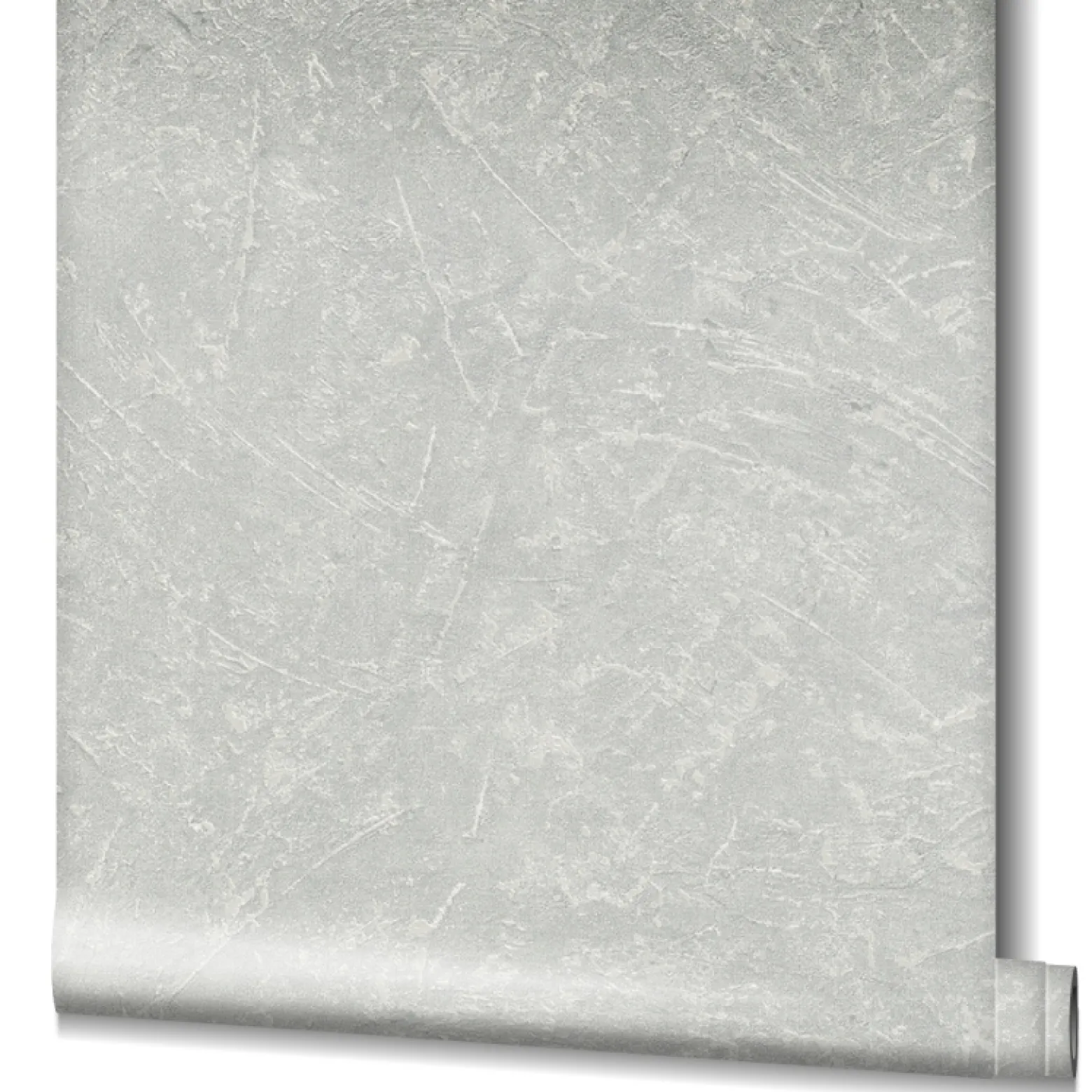 Vliestapete Putz-Optik Struktur Metallic grau weiß 32815