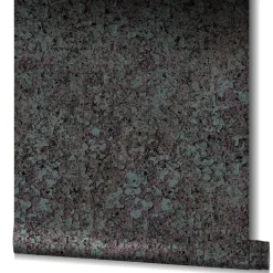 Vliestapete Putz Optik Uni Patina Anthrazit 47476
