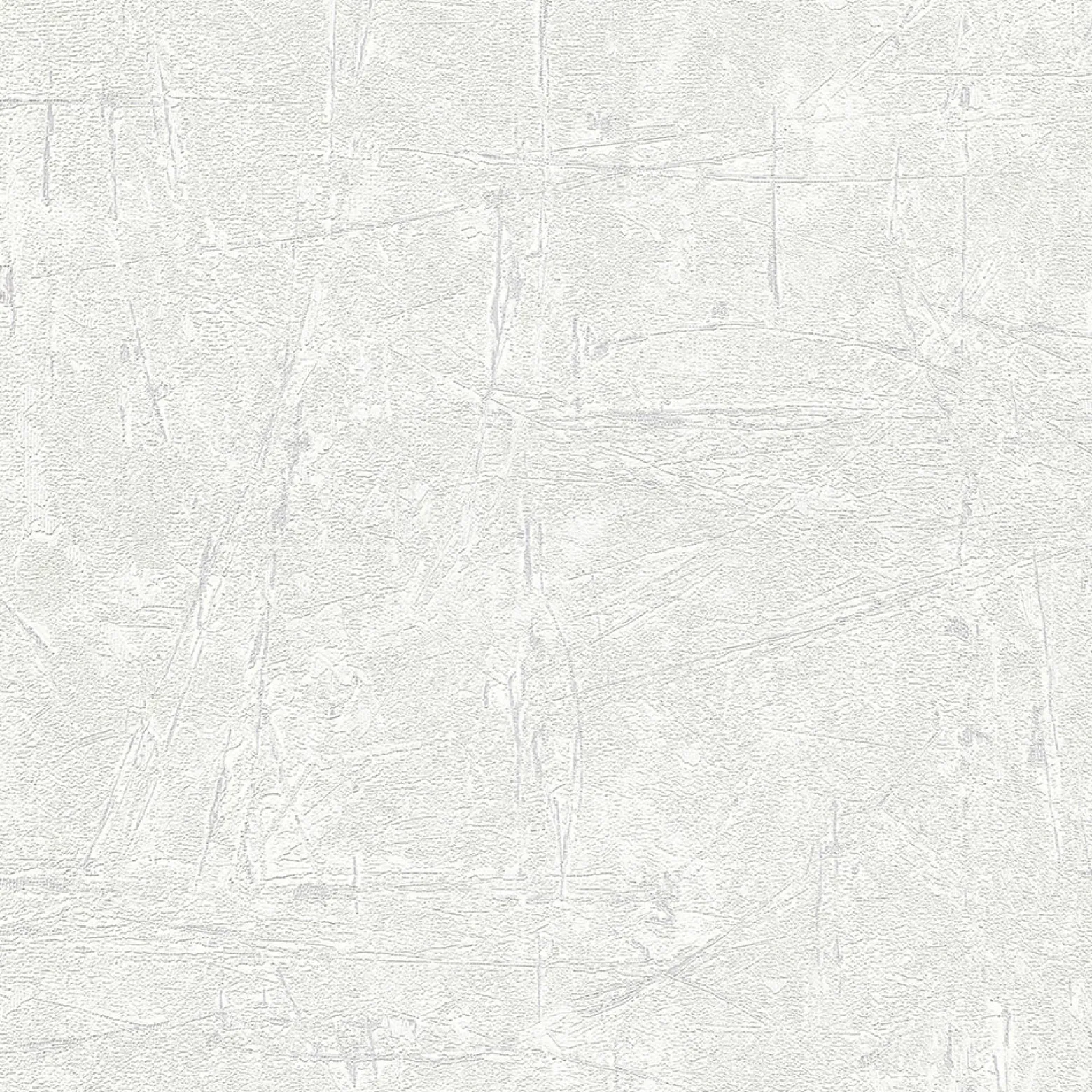 Vliestapete Putz Optik Weiß Silber Metallic 10315-01