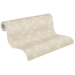 Vliestapete Ranken Floral Grau Weiß Nara 38747-4