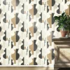 Vliestapete Rasch Abstrakt Formen Creme Grau Braun 866629