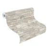 Vliestapete Rasch Backsteine grau beige weiß 428049