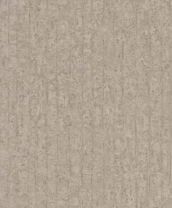 Vliestapete Rasch Betonoptik Linien Braun Grau 499230