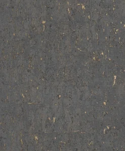 Vliestapete 538359 Rasch Beton Optik Schwarz Gold