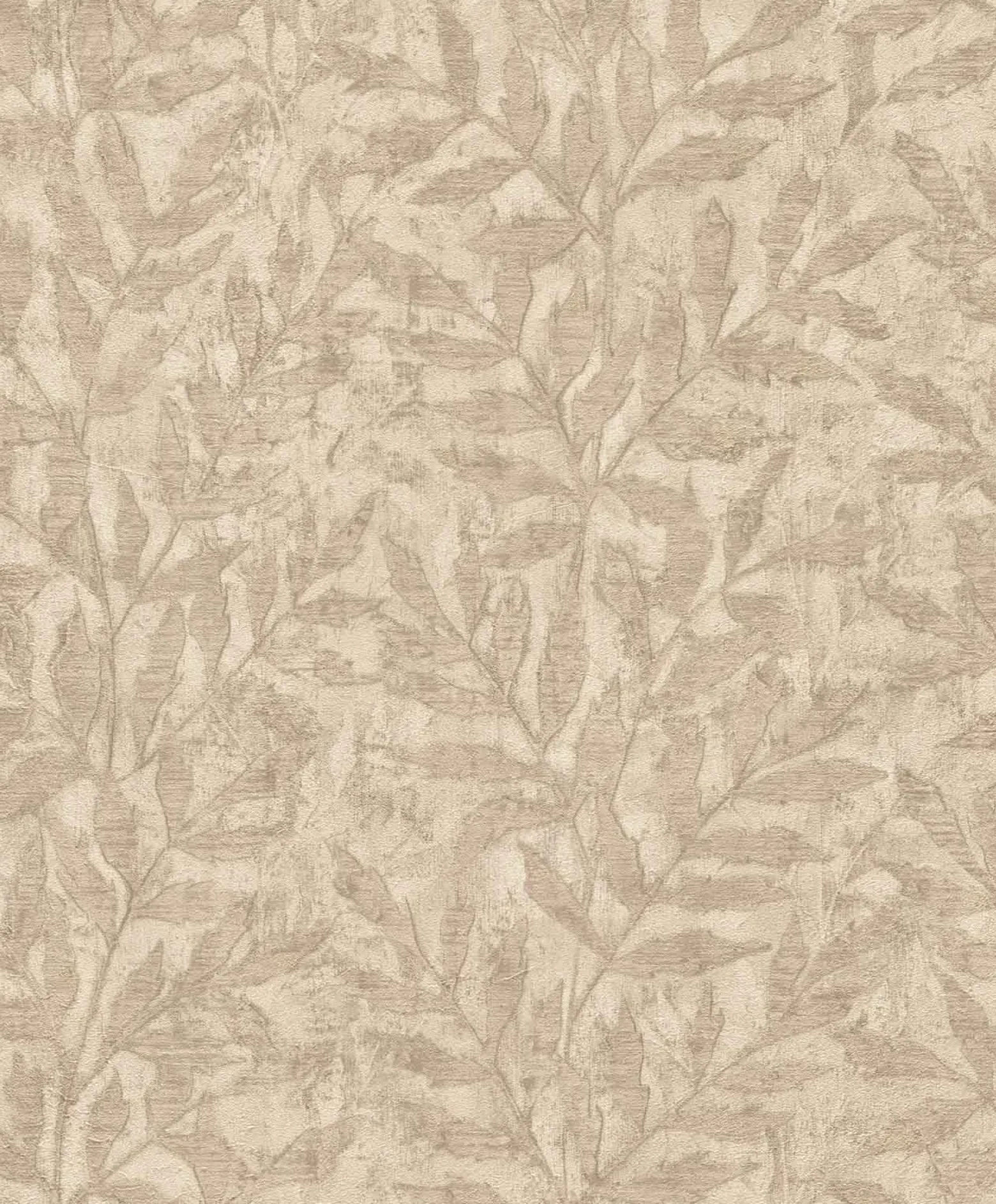 Vliestapete Rasch Blätter Beige Gold Metallic 315028