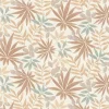 Vliestapete Rasch Blätter Creme Braun Blau 580228