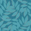 Vliestapete Rasch Blätter 3D-Optik Blau Beige 868418