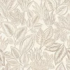 Vliestapete Rasch Blätter Dschungel Creme Braun 692419