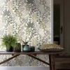 Vliestapete Rasch Blätter Modern Weiß Grün Beige 465334
