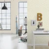 Vliestapete Rasch Blätter Muster creme beige 704624