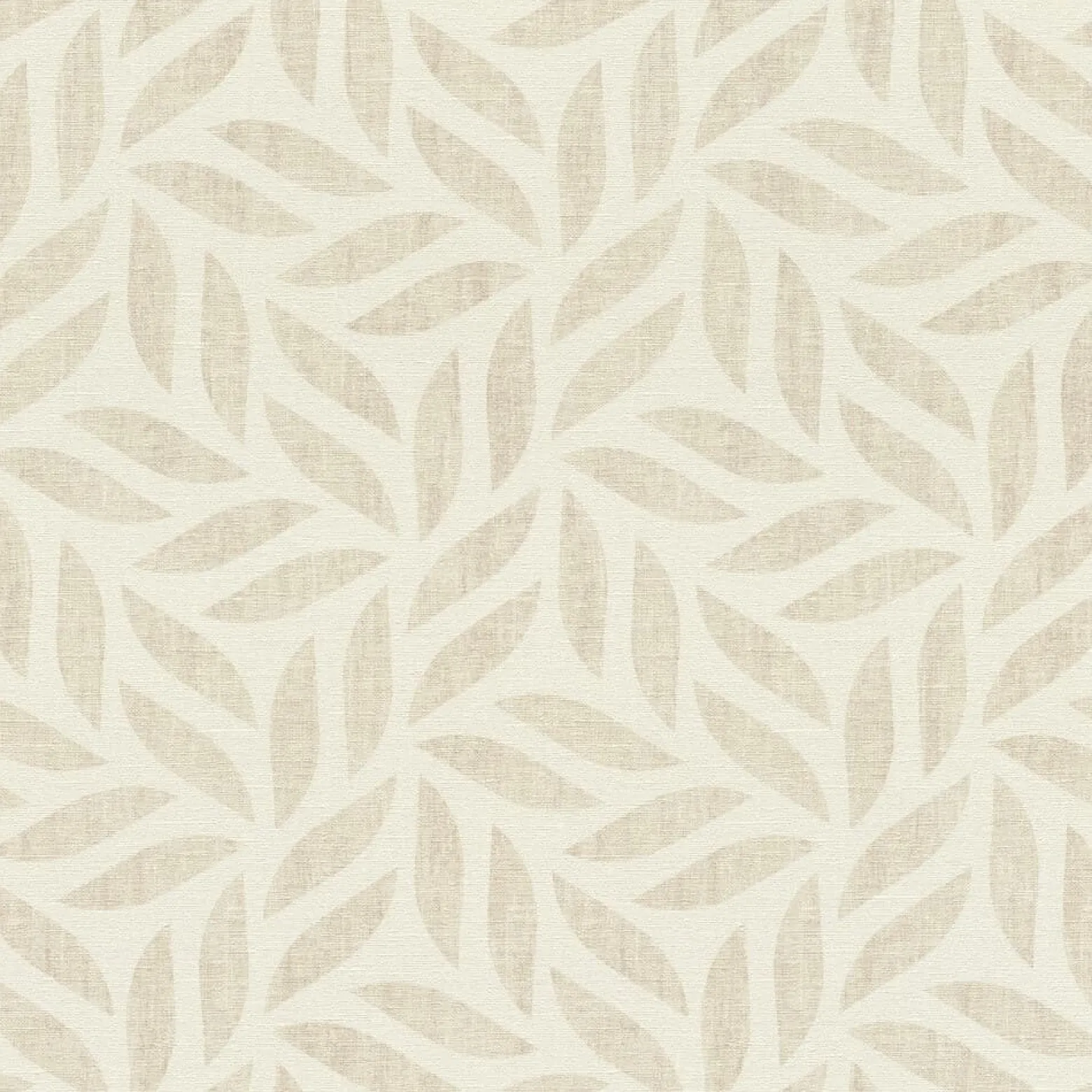 Vliestapete Rasch Blätter Muster creme beige 704624