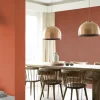 Vliestapete Rasch Blätter Muster orange-rot 704655