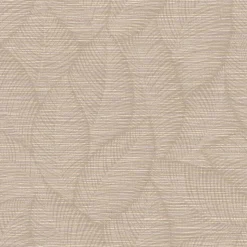Vliestapete Rasch Blätter Stoffoptik Beige 866834