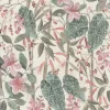 Vliestapete 538212 Rasch Blumen Cremeweiß Rosa