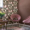 Vliestapete Rasch Blumen Pastell rosa beige 485172