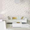 Vliestapete Rasch Blumen Vintage cremeweiß rosa 516029