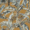 Vliestapete Rasch Dschungel Palmen orange-braun 485264