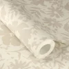Vliestapete Rasch Floral Blumen Creme Beige 330403
