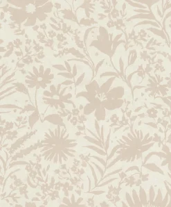 Vliestapete Rasch Floral Blumen Creme Beige 330403