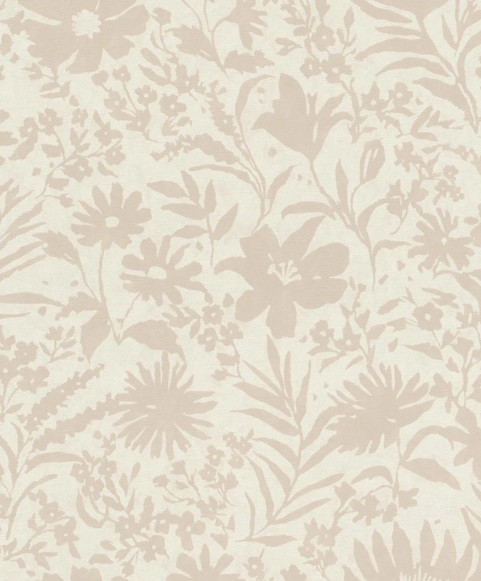 Vliestapete Rasch Floral Blumen Creme Beige 330403
